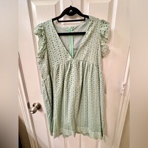 Light green sundress/skort - M